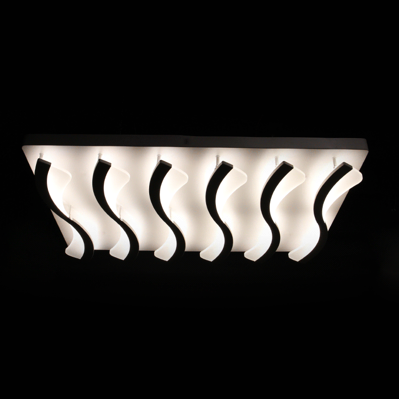 LED полилей 6002/6 76W 3-white димируем с дистанционно управление бял